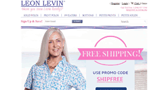 Desktop Screenshot of leonlevin.com